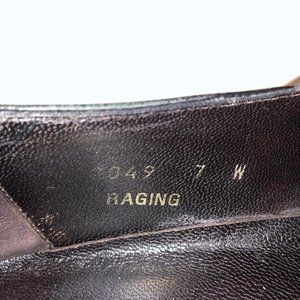 Bruno Magli Raging Black Leather Slip On Loafer